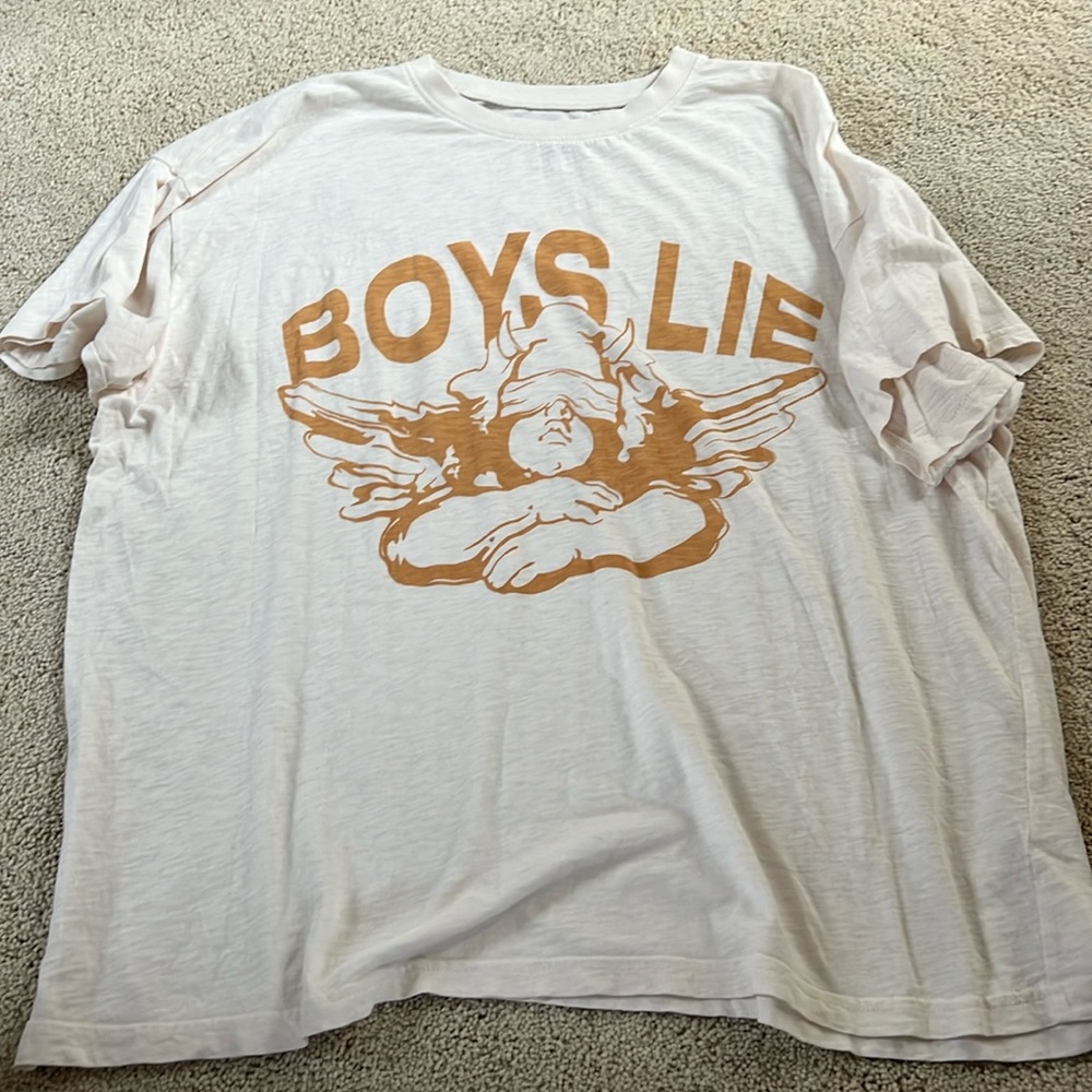 Boys lie tee shirt